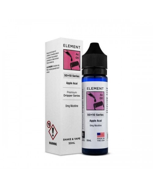 APPLE ACAI BY ELEMENT 50ML 80VG