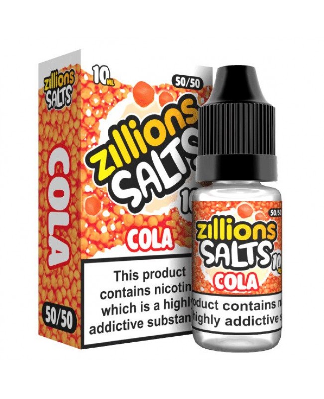 COLA ZILLIONS NICOTINE SALT E-LIQUID BY ZILLIONS SALTS