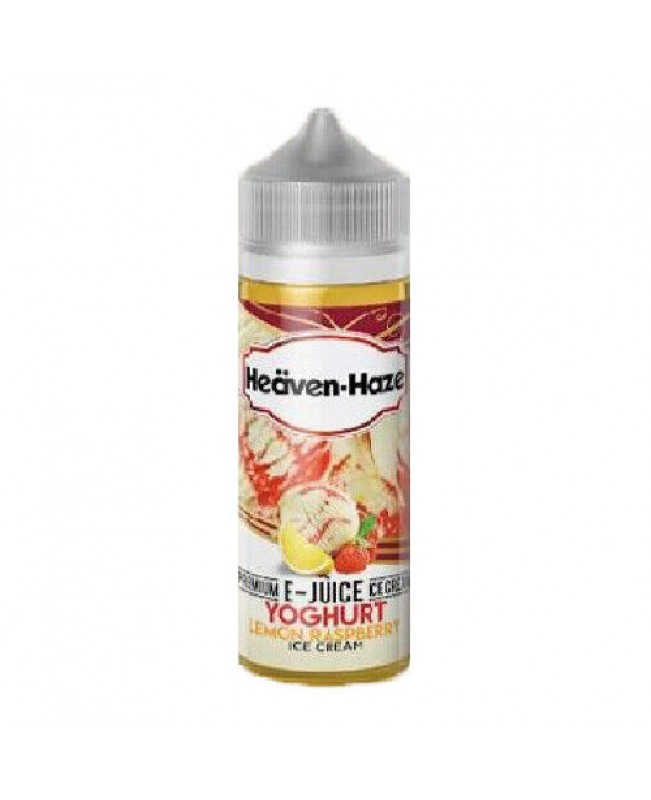 YOGHURT LEMON RASPBERRY ICECREAM BY HEAVEN HAZE E LIQUID 100ML 70VG