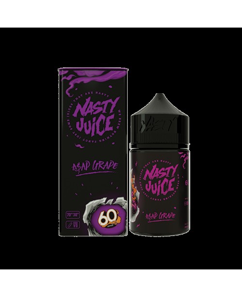 A$AP GRAPE E LIQUID BY NASTY JUICE - 50ML SHORTFIL...