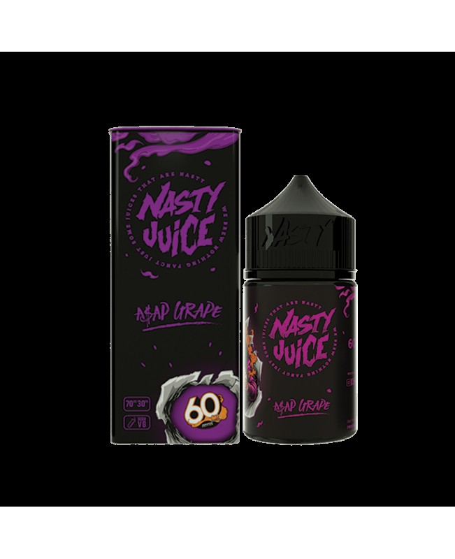 A$AP GRAPE E LIQUID BY NASTY JUICE - 50ML SHORTFILL 50ML 70VG