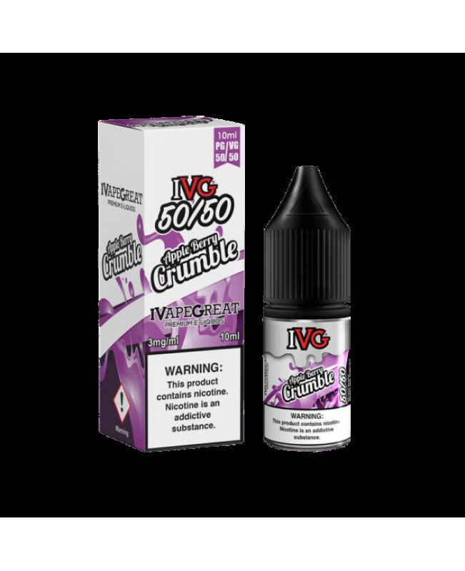 APPLE BERRY CRUMBLE TDP E LIQUID BY I VG 10ML 50VG