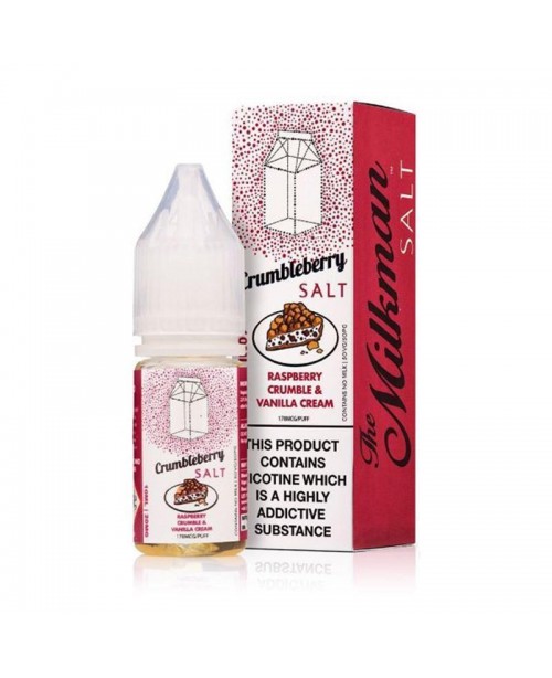 CRUMBLEBERRY NICOTINE SALT E-LIQUID BY THE MILKMAN...