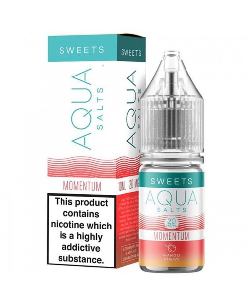 MOMENTUM NICOTINE SALT E-LIQUID BY AQUA SALTS SWEE...