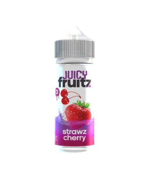 STRAWZ CHERRY E LIQUID BY JUICY FRUITZ 100ML 70VG