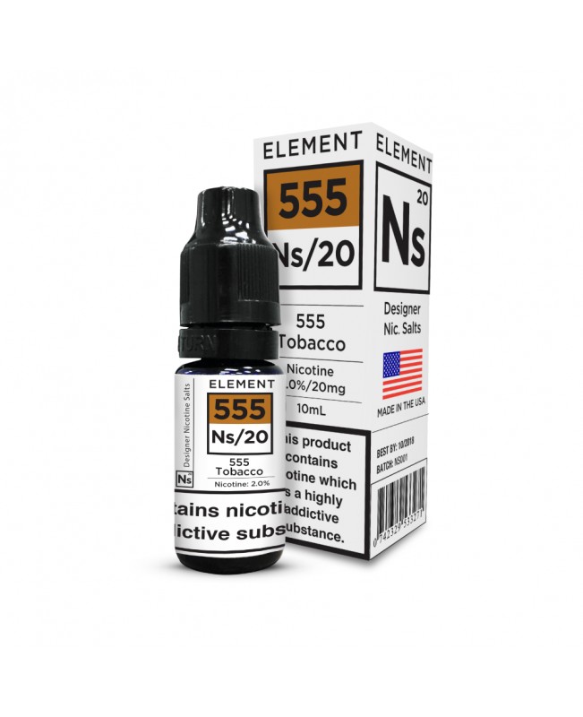 555 TOBACCO NICOTINE SALT E-LIQUID BY NS20 - ELEMENT