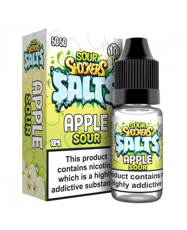 APPLE SOURS NICOTINE SALT E-LIQUID BY SOUR SHOCKERS