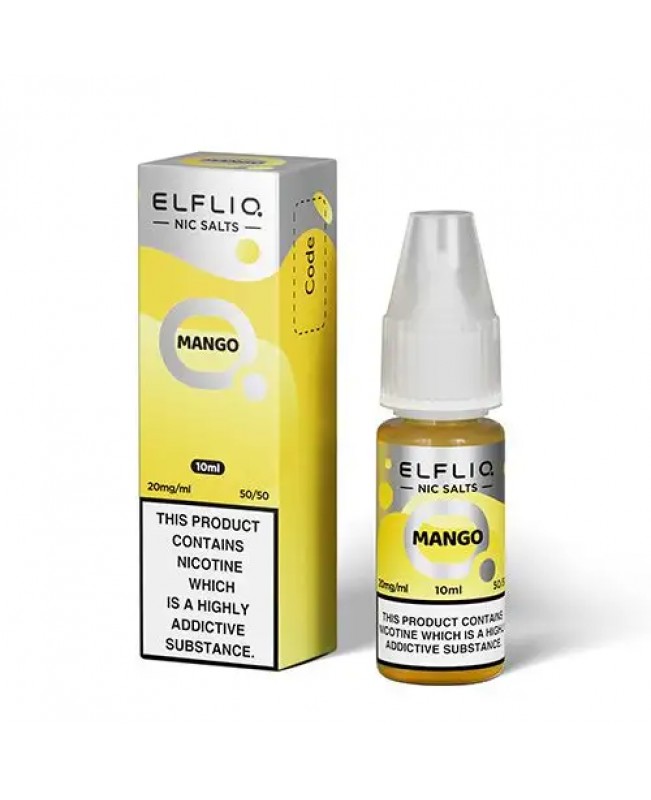 MANGO NICOTINE SALT E-LIQUID BY ELFLIQ - ELFBAR