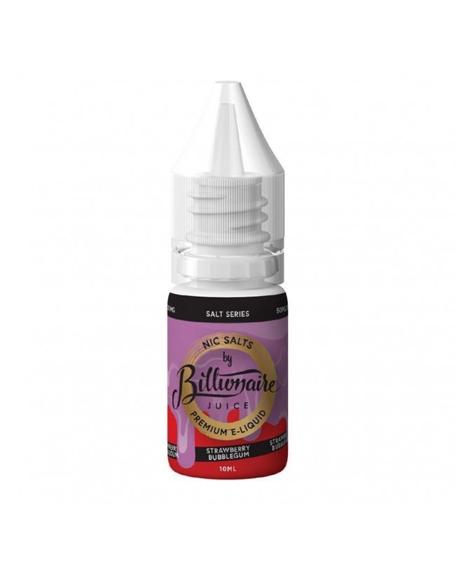 STRAWBERRY BUBBLEGUM NICOTINE SALT E-LIQUID BY BILLIONAIRE JUICE