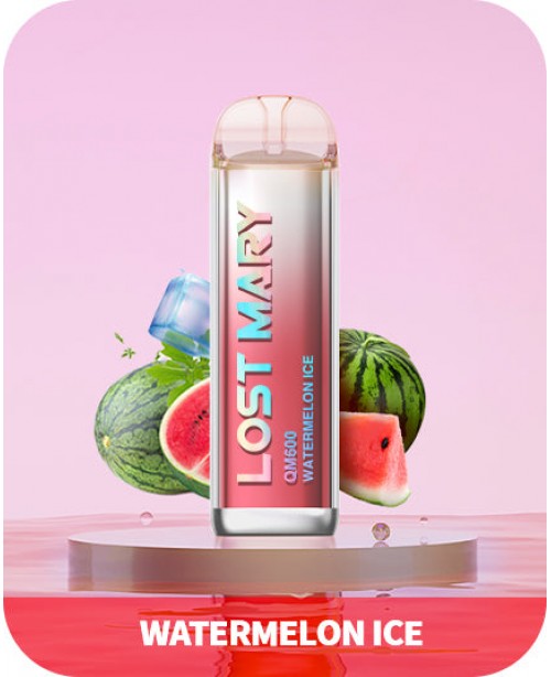 Watermelon Ice Lost Mary 600 Puffs Disposable Vape...