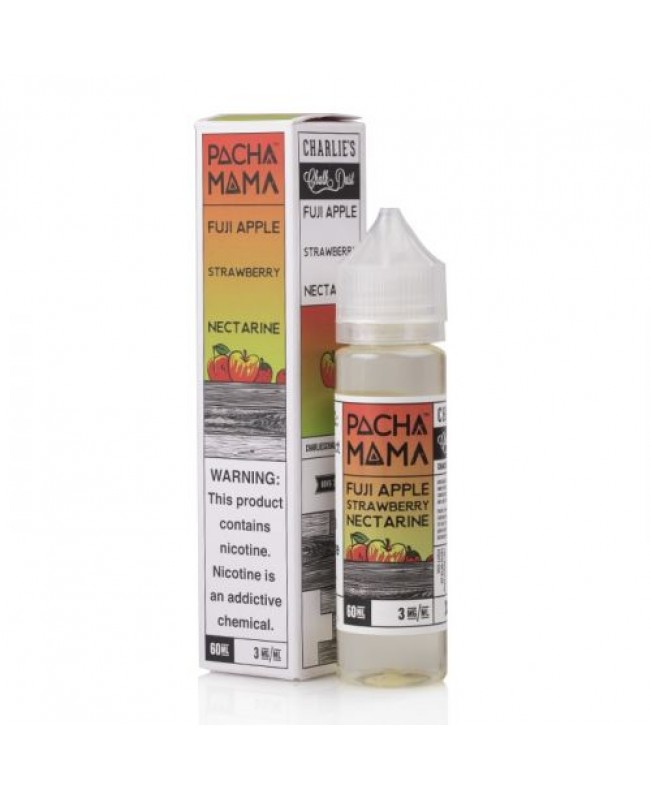 FUJI APPLE, STRAWBERRY, NECTARINE E LIQUID BY PACHA MAMA 50ML 70VG