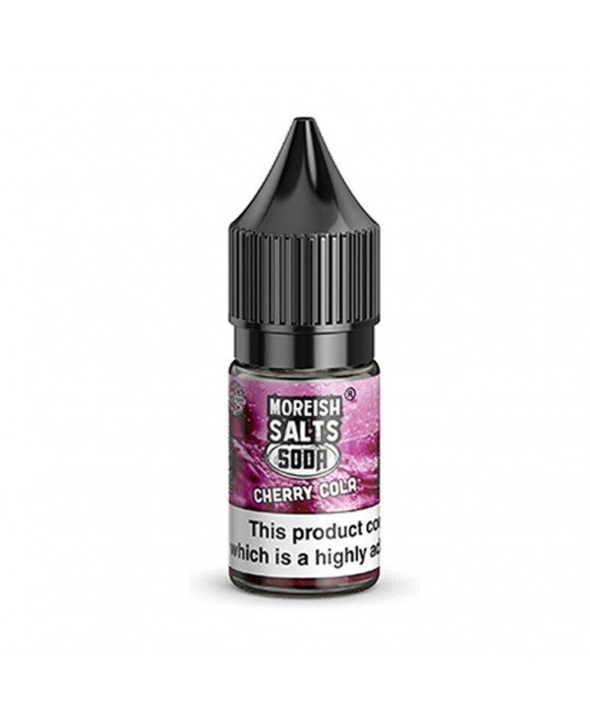 CHERRY COLA SODA NICOTINE SALT E-LIQUID BY MOREISH SALTS