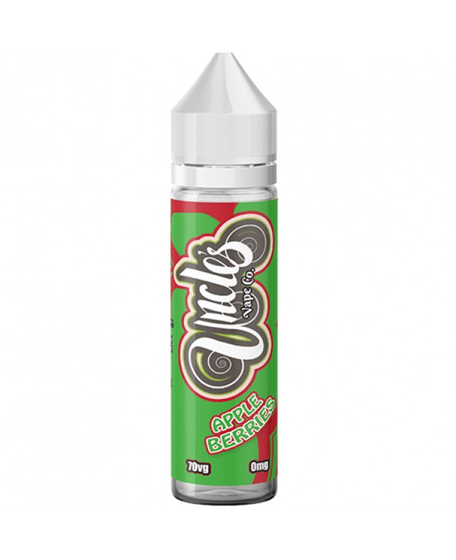 APPLE BERRIES E LIQUID BY UNCLES VAPE CO 50ML 70VG