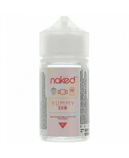 YUMMY GUM E LIQUID BY NAKED 100 - 50ML 70VG