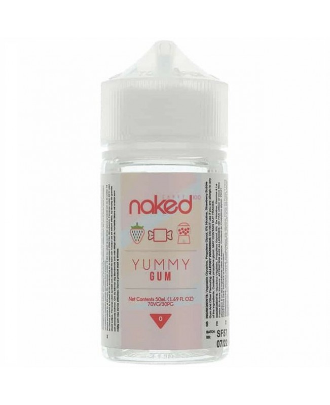 YUMMY GUM E LIQUID BY NAKED 100 - 50ML 70VG