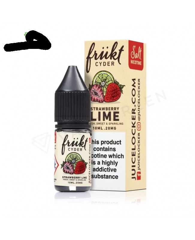 STRAWBERRY LIME NICOTINE SALT BY FRUKT CYDER