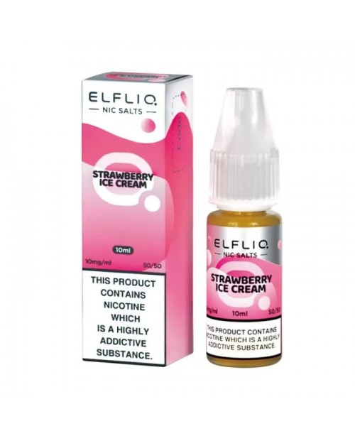 STRAWBERRY ICE CREAM NICOTINE SALT E-LIQUID BY ELF...