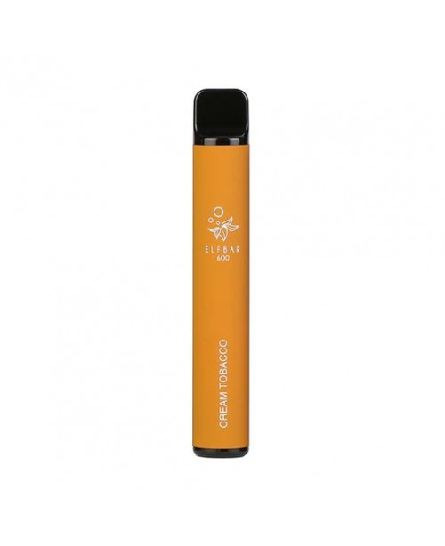 Cream Tobacco Elf Bar 600 Puffs Disposable Vape