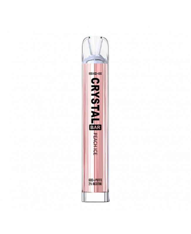 Peach Ice By SKE Crystal 600 Puffs Disposable Vape