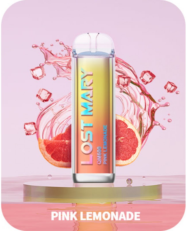 Pink Lemonade Lost Mary 600 Puffs Disposable Vape QM600