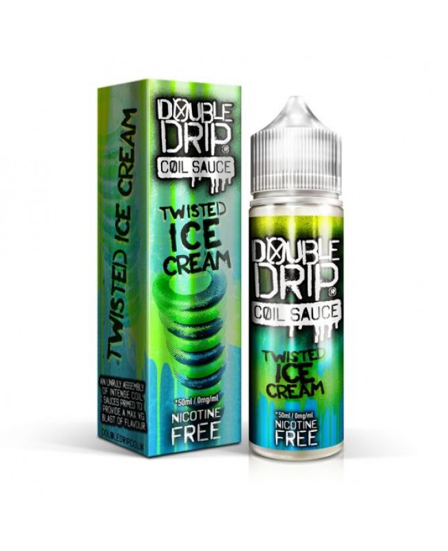 TWISTED ICE CREAM E LIQUID BY DOUBLE DRIP 50ML 80VG