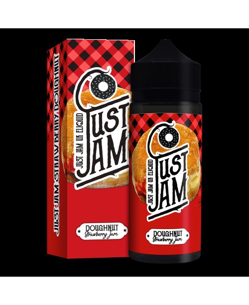 STRAWBERRY DOUGHNUT E LIQUID BY JUST JAM 100ML 80V...