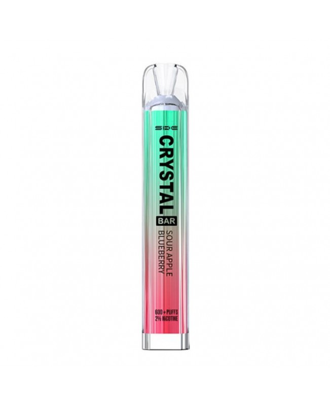 Sour Apple Blueberry By SKE Crystal 600 Puffs Disposable Vape