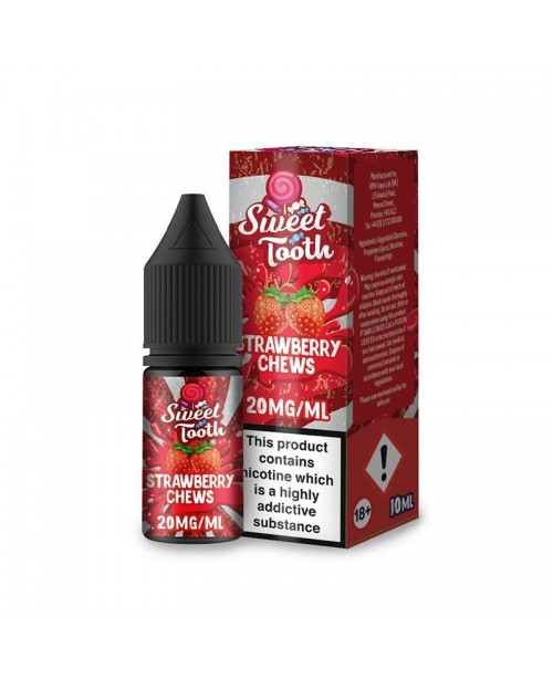 STRAWBERRY CHEWS NICOTINE SALT E-LIQUID BY SWEET T...