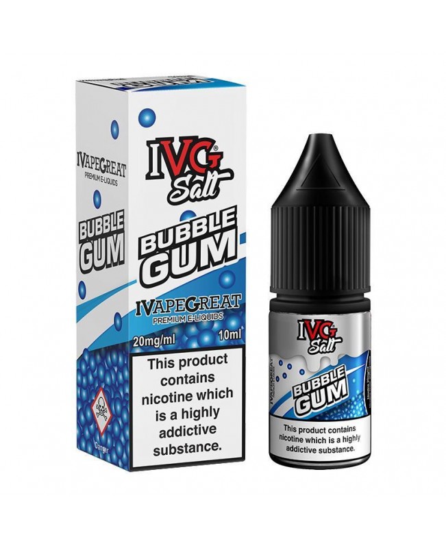 BUBBLEGUM NIC SALT E-LIQUID BY I VG