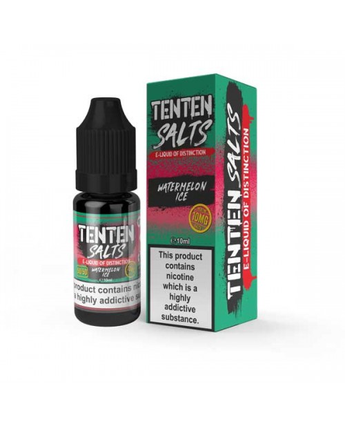 WATERMELON ICE NICOTINE SALT E-LIQUID BY TENTEN