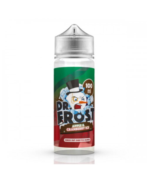 APPLE AND CRANBERRY ICE E LIQUID BY DR FROST 100ML...