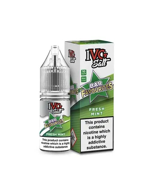 FRESH MINT NICOTINE SALT E-LIQUID BY IVG SALT BAR ...