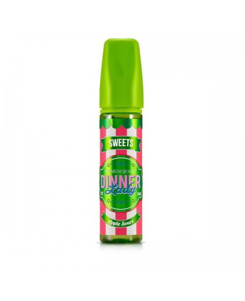 APPLE SOURS E LIQUID BY DINNER LADY - SWEETS 50ML ...