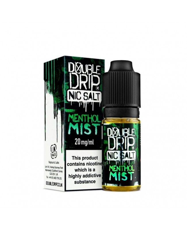 MENTHOL MIST NIC SALT E-LIQUID BY DOUBLE DRIP