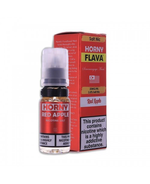 RED APPLE NICOTINE SALT E-LIQUID BY Horny Flava Ni...