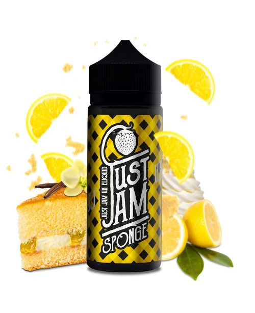 LEMON E LIQUID BY JUST JAM - SPONGE 100ML 80VG