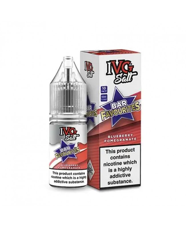 BLUEBERRY POMEGRANATE NICOTINE SALT E-LIQUID BY IVG SALT BAR FAVOURITES