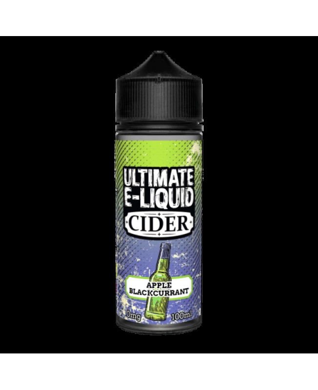 APPLE BLACKCURRANT E LIQUID BY ULTIMATE E-LIQUID - CIDER 100ML 70VG