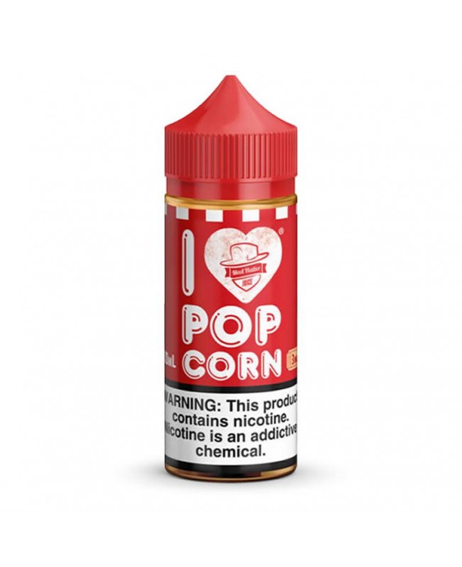 I LOVE POPCORN E LIQUID BY MAD HATTER 100ML 70VG