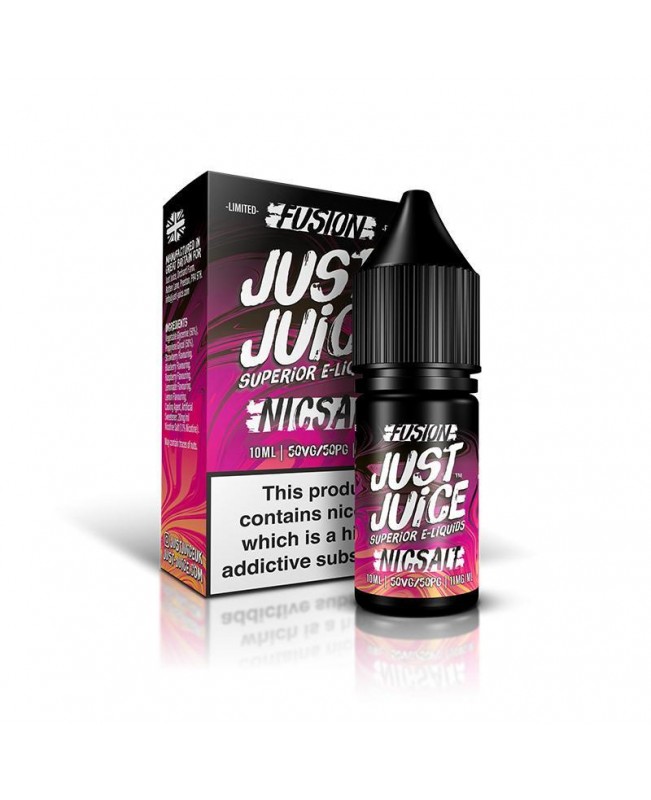 FUSION BERRY BURST & LEMONADE NICOTINE SALT E-LIQUID BY JUST JUICE NICSALT