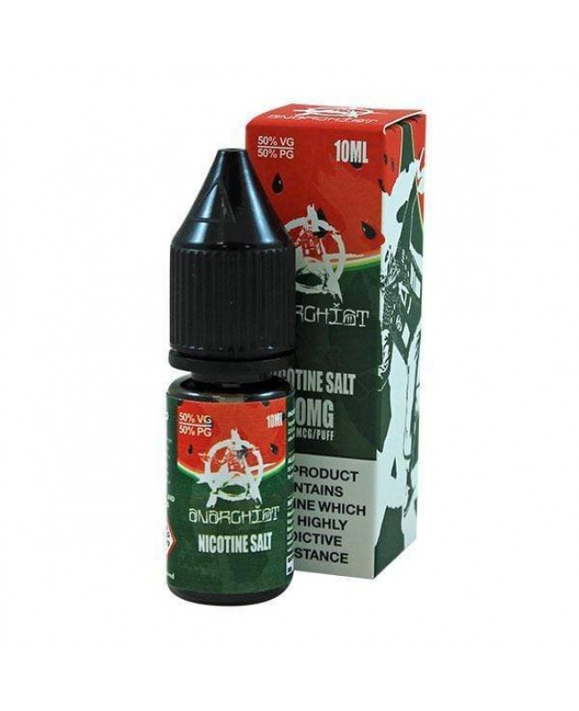 WATERMELON NICOTINE SALT E-LIQUID BY ANARCHIST