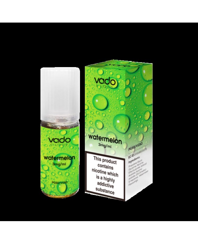 WATERMELON E LIQUID BY VADO 10ML- X10 X20 X50