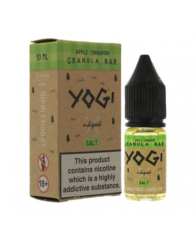 APPLE CINNAMON NICOTINE SALT E-LIQUID BY YOGI E-LIQUIDS