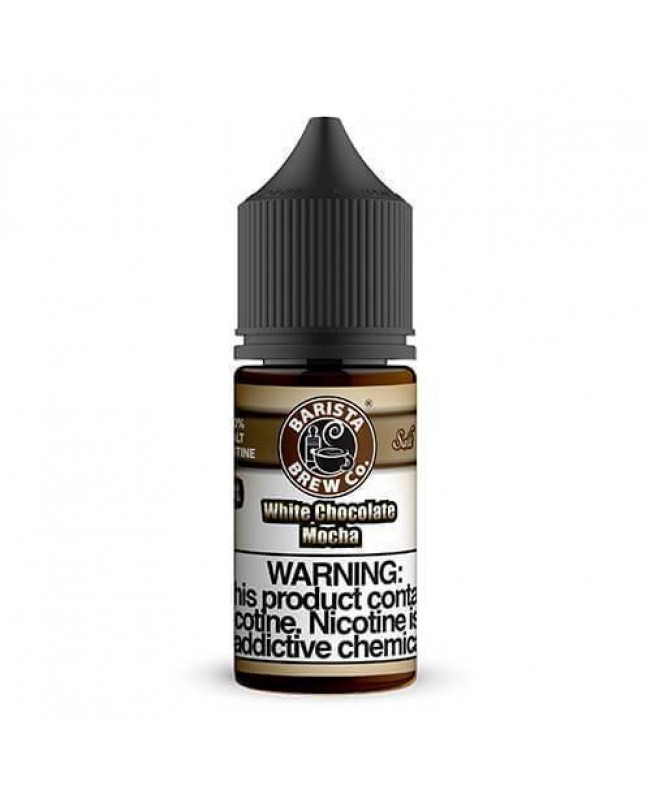 WHITE CHOCOLATE MOCHA NICOTINE SALT E-LIQUID BY BARISTA BREW CO.