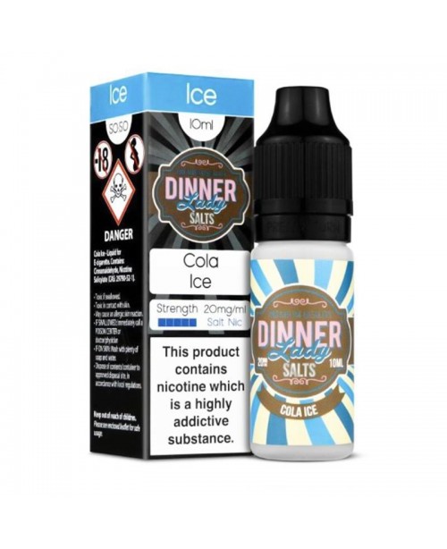 COLA ICE NICOTINE SALT E-LIQUID BY DINNER LADY SAL...