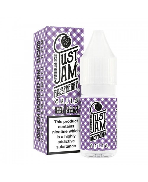 JUST JAM RASPBERRY NICOTINE SALT E-LIQUID BY JUST ...