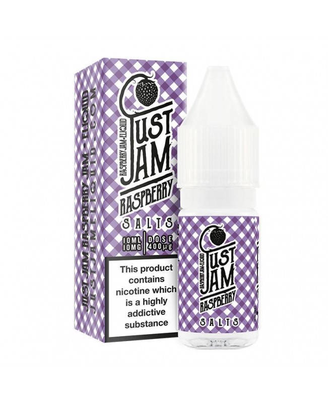 JUST JAM RASPBERRY NICOTINE SALT E-LIQUID BY JUST JAM