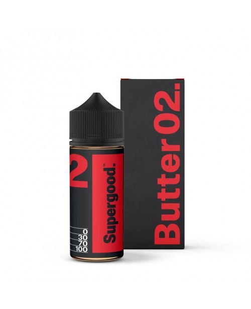 BUTTER 02.  E LIQUID BY SUPERGOOD 100ML 70VG