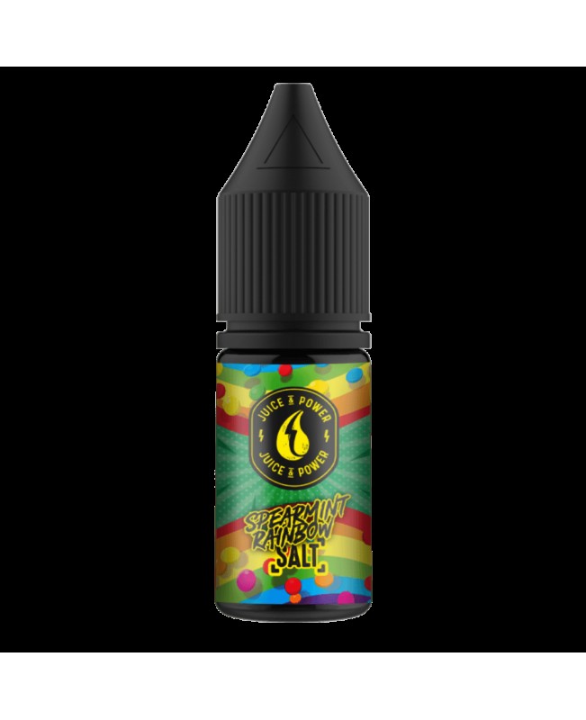 SPEARMINT RAINBOW NICOTINE SALT E-LIQUID BY JUICE N POWER