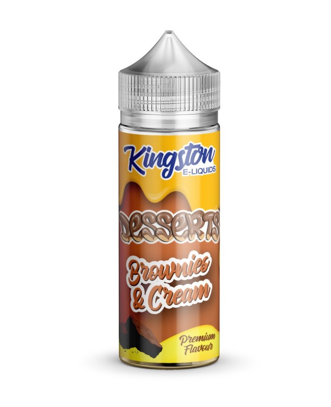 BROWNIES & CREAM E LIQUID KINGSTON DESSERTS 100ML 70VG